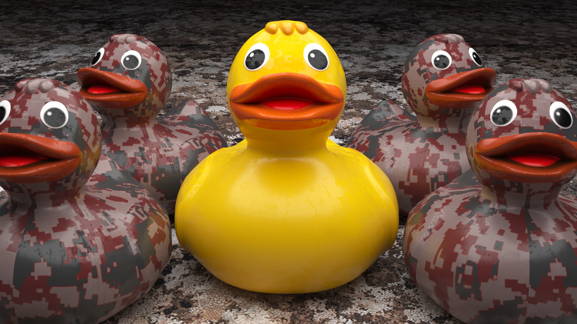 3D Rubber Ducky - TurboSquid 1924890