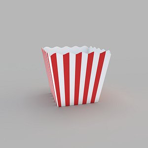 popcorn tub 3D model