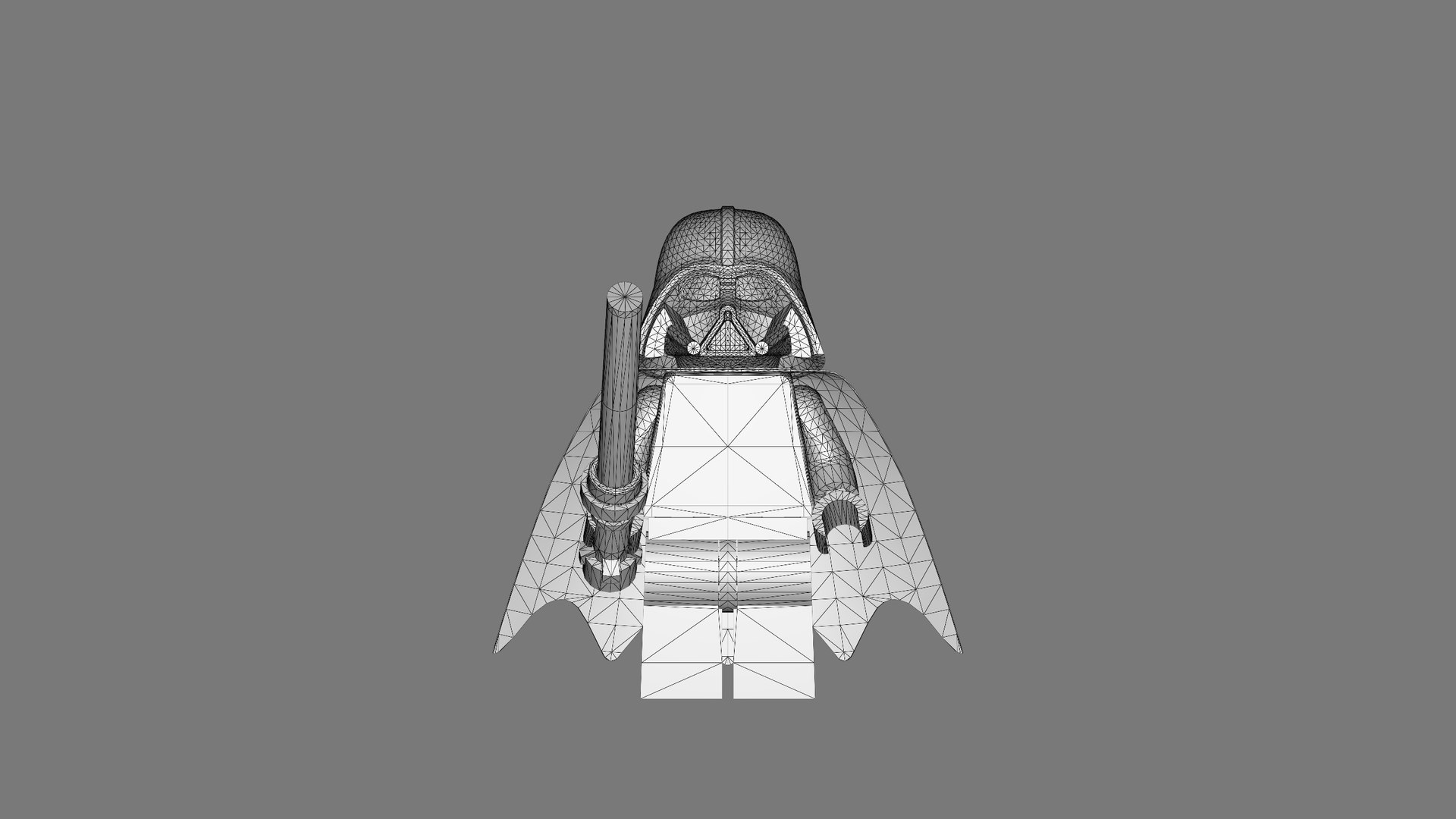 Lego Minifigure Darth Vader 3D Model - TurboSquid 2052631