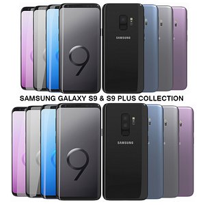 3D realistic samsung galaxy s9 model