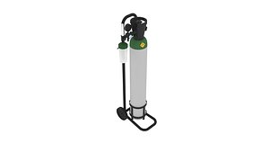 Medical Oxygen Cylinder With Trolly