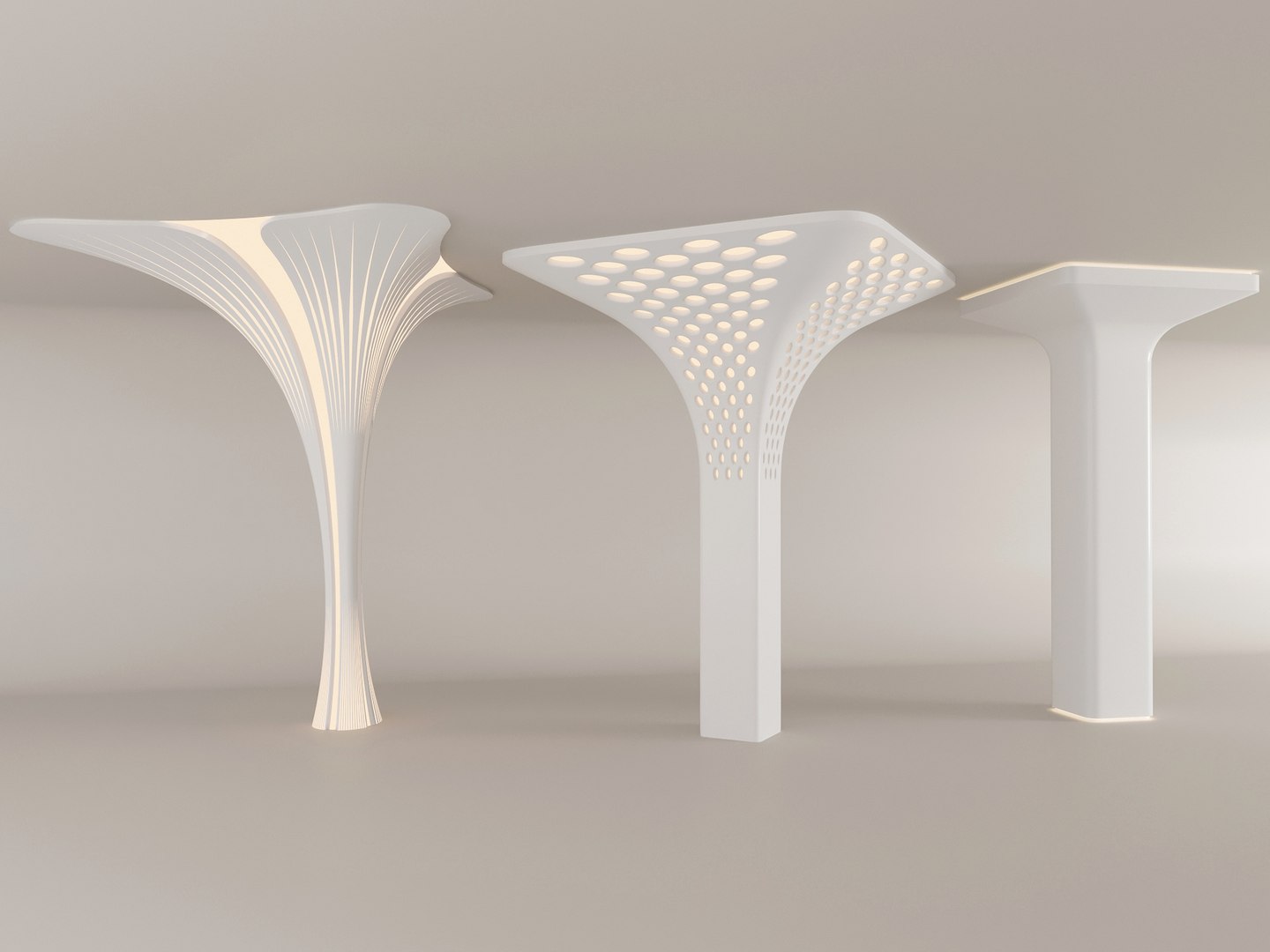 3D Decorative Columns Column Designs Creative Columns Interior Columns ...