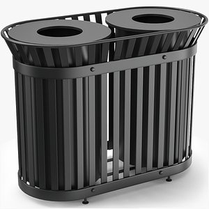 Outdoor Dustbin 3D Model