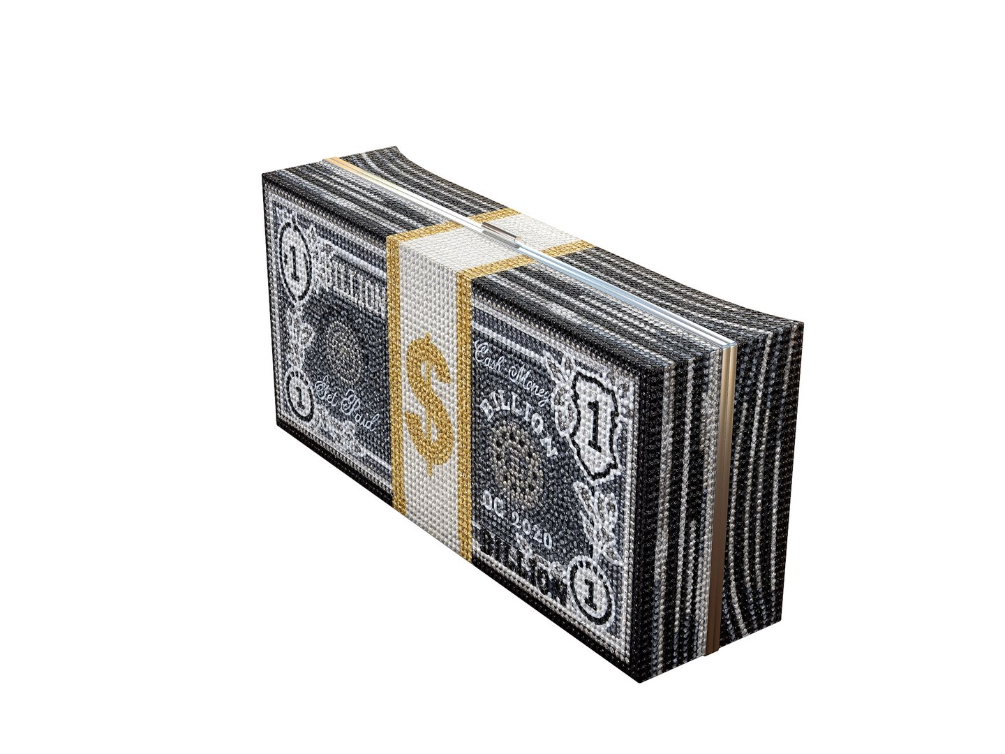 Stack Of Cash Billions Clutch Bag 3D Model - TurboSquid 1953479