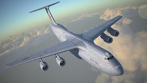 3d model lockheed galaxy c-5
