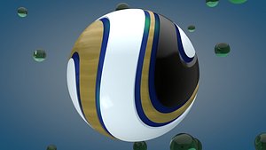 abstract sphere 3D model