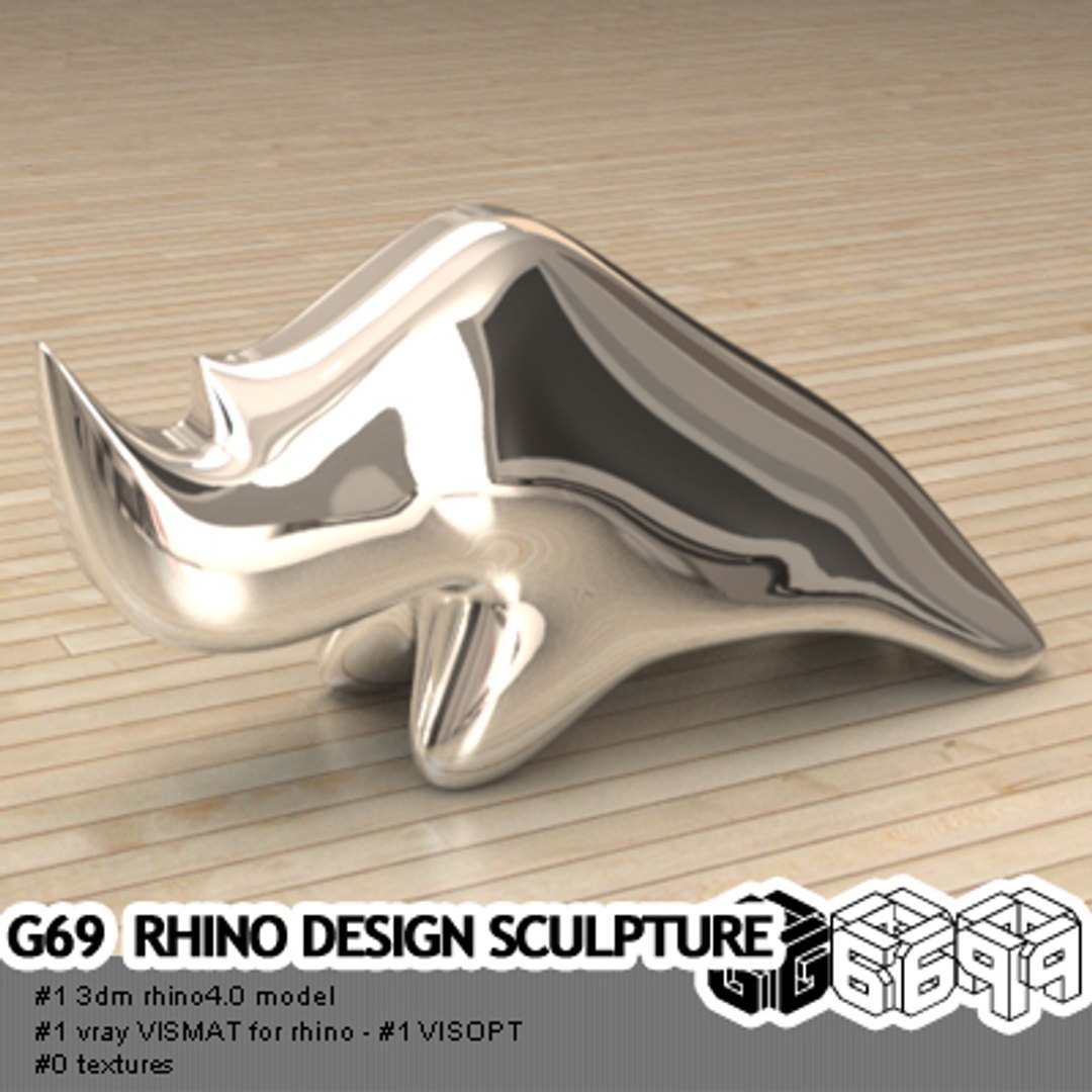 RHINO Design Skulptur 3D-Modell - TurboSquid 566694