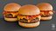Stylized  Bacon Burger