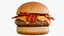 Stylized  Bacon Burger