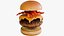 Stylized  Bacon Burger