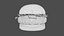 Stylized  Bacon Burger