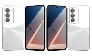 Xiaomi POCO M8s 5G White 3D