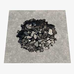 Animated Ground Crumbling 3D model