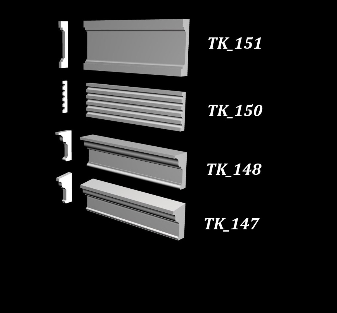 Interior Trims Package 3d Model