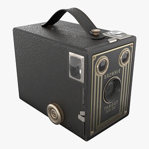3D Kodak Brownie Retro Camera Used