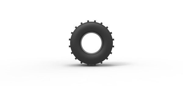 Diecast dirt dragster rear tire 9 Scale 1 to 25 3D model - TurboSquid ...