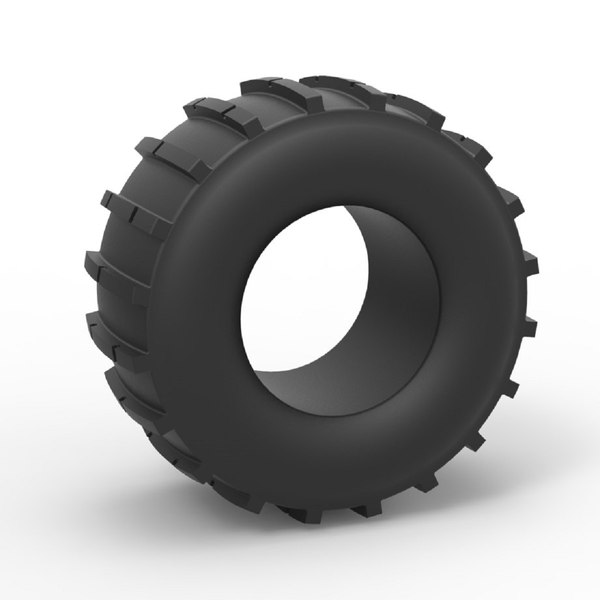 Diecast dirt dragster rear tire 9 Scale 1 to 25 3D model - TurboSquid ...