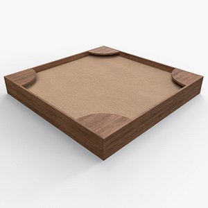 PBR Outdoor Wooden Sandbox Square A