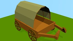 3D wagon model