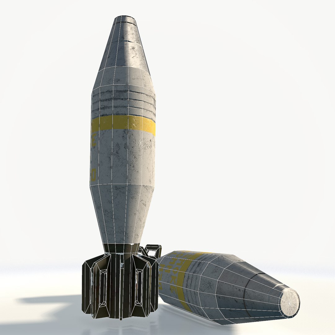 3d Mortar Shell