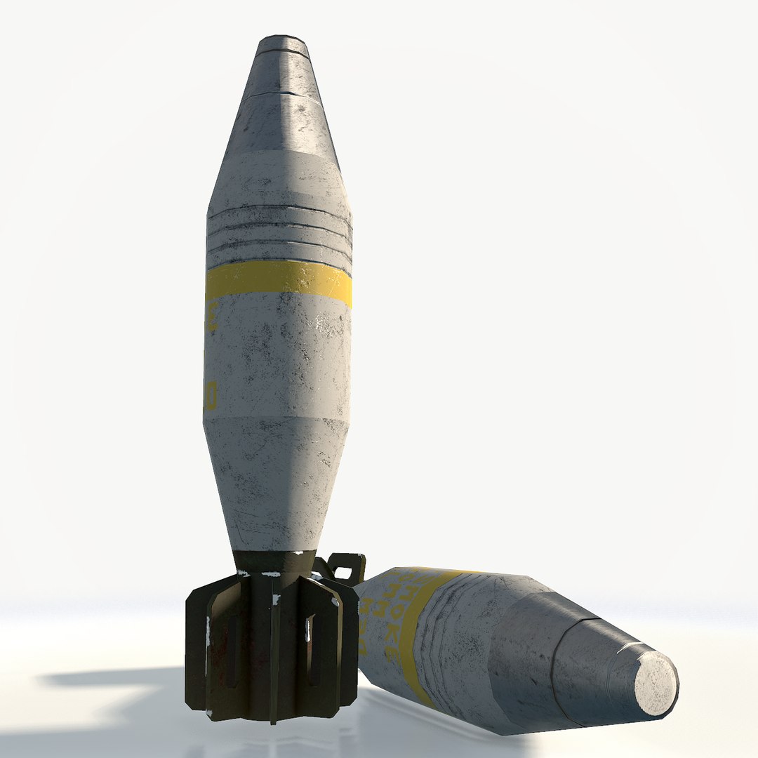 3d Mortar Shell