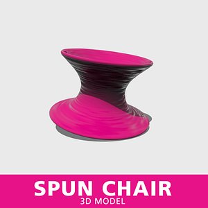 3D spun chair