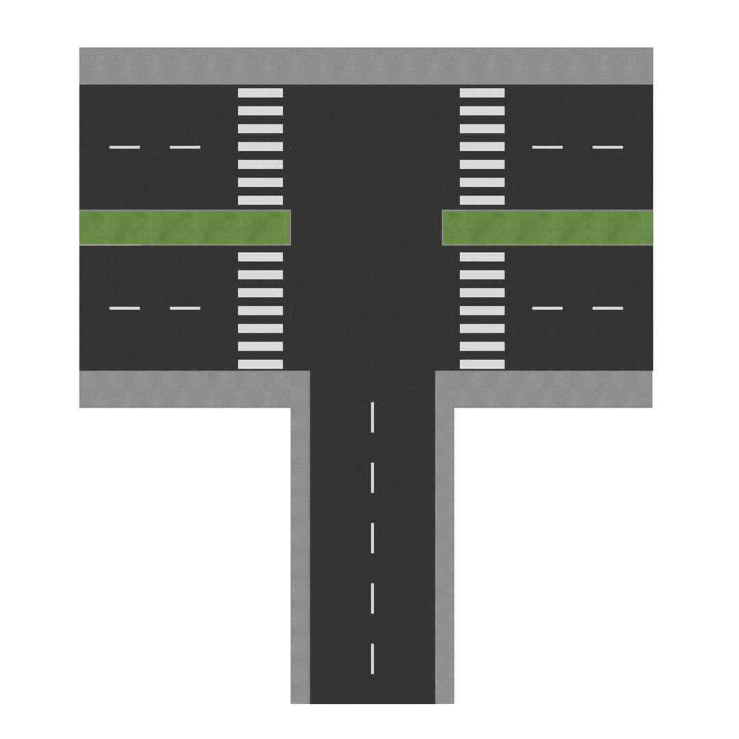 3D Modular Road Model - TurboSquid 1251754