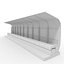 3D model Soccer Bench 17