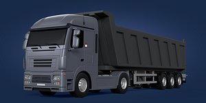 dump truck 3d model