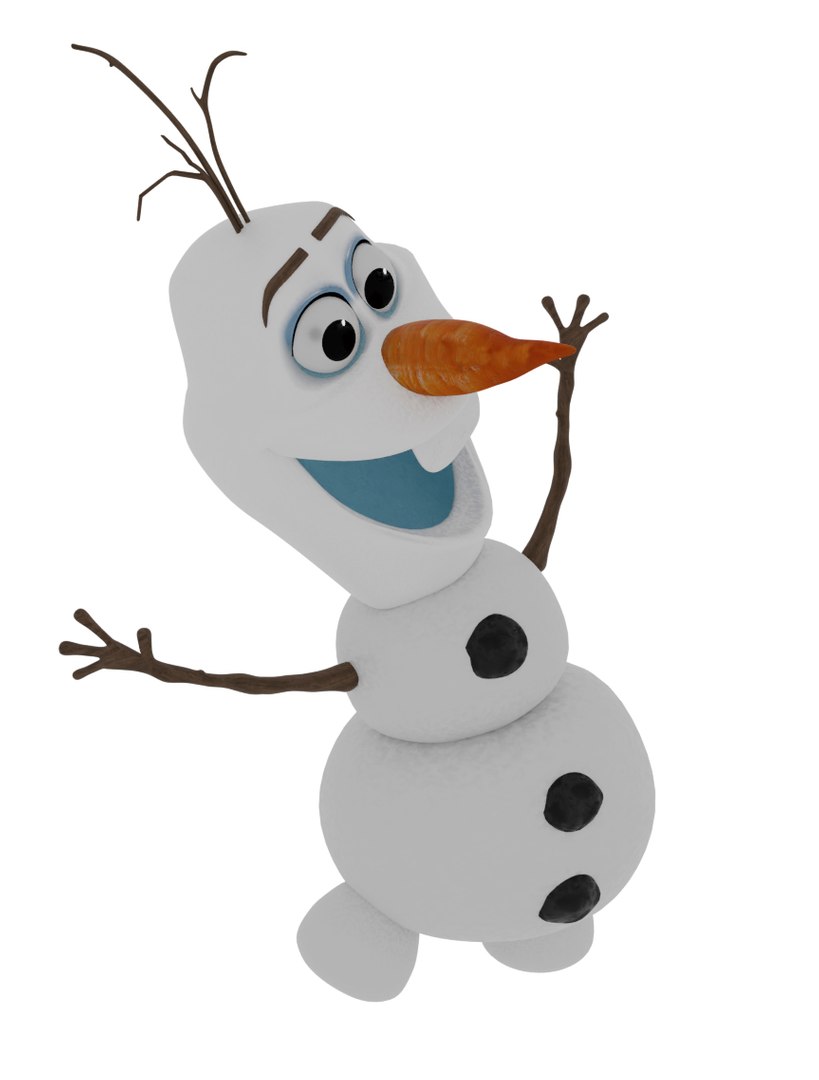 Olaf- Frozen 3D Model - TurboSquid 1468499