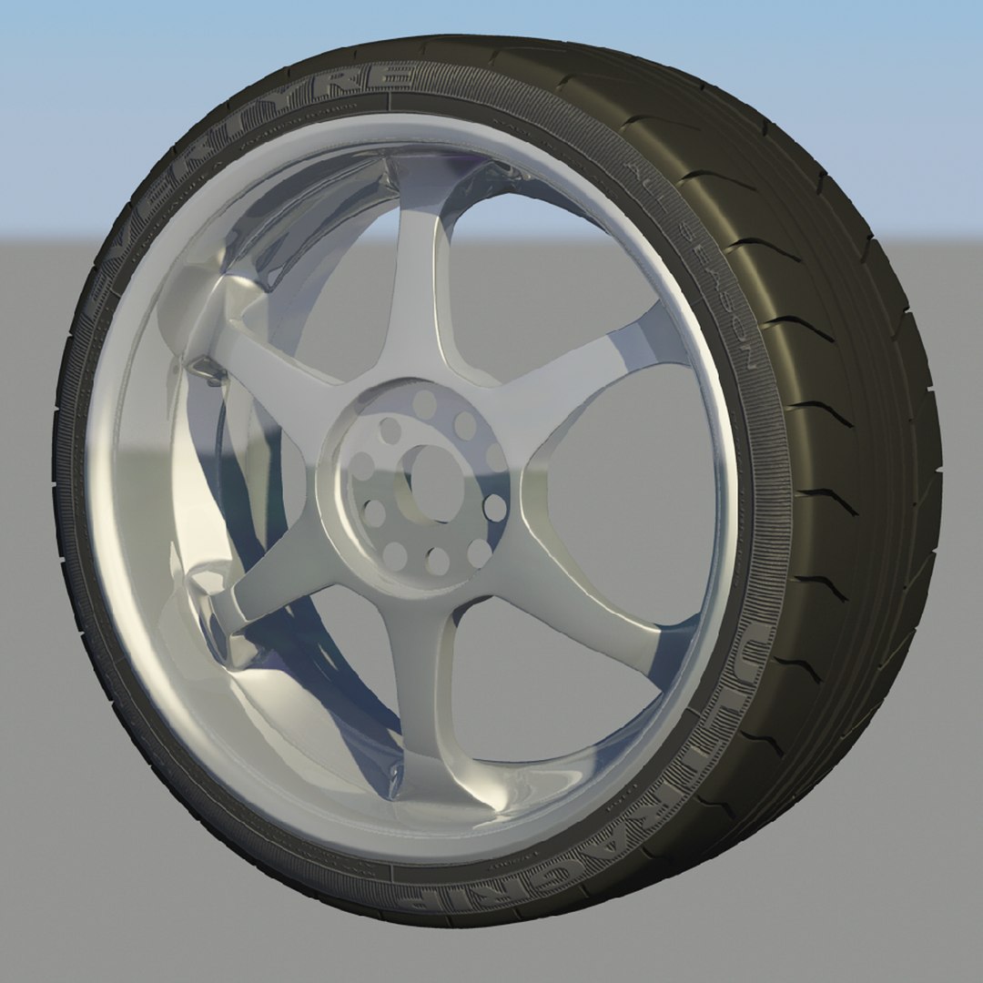 modelo 3d hq racing rim n tread - TurboSquid 692597