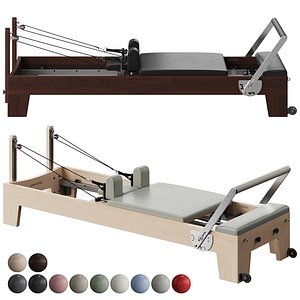 Elina Elite Reformer Pilates Machine 3D model