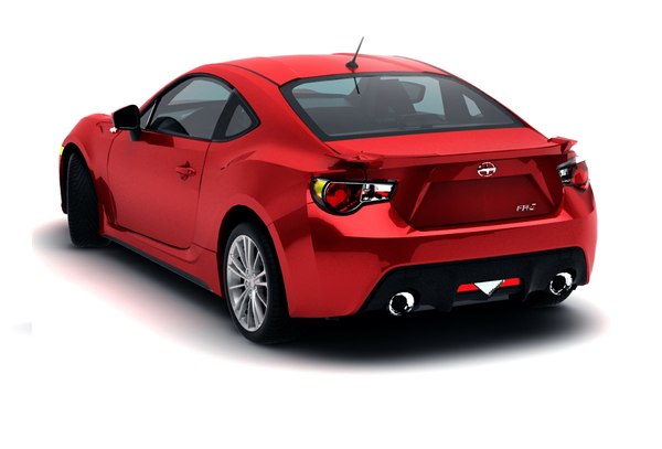 3d 3ds scion fr-s 2013 sport coupe