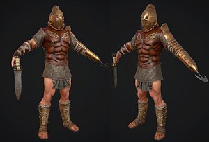 3D gladiator armor