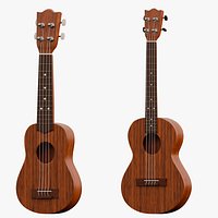 Ukulele Baritone and Soprano PBR