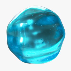 Gel Drop Looped Animation