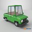 Stylized Pickup Truck Low Poly 3D Model