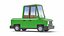Stylized Pickup Truck Low Poly 3D Model