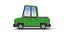 Stylized Pickup Truck Low Poly 3D Model