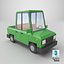 Stylized Pickup Truck Low Poly 3D Model