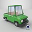 Stylized Pickup Truck Low Poly 3D Model