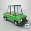 Stylized Pickup Truck Low Poly 3D Model