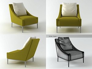 3D jean armchair