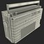 3d model of boombox player