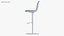 Hal Barstool White - Modern PBR Stool