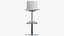 Hal Barstool White - Modern PBR Stool