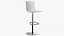 Hal Barstool White - Modern PBR Stool