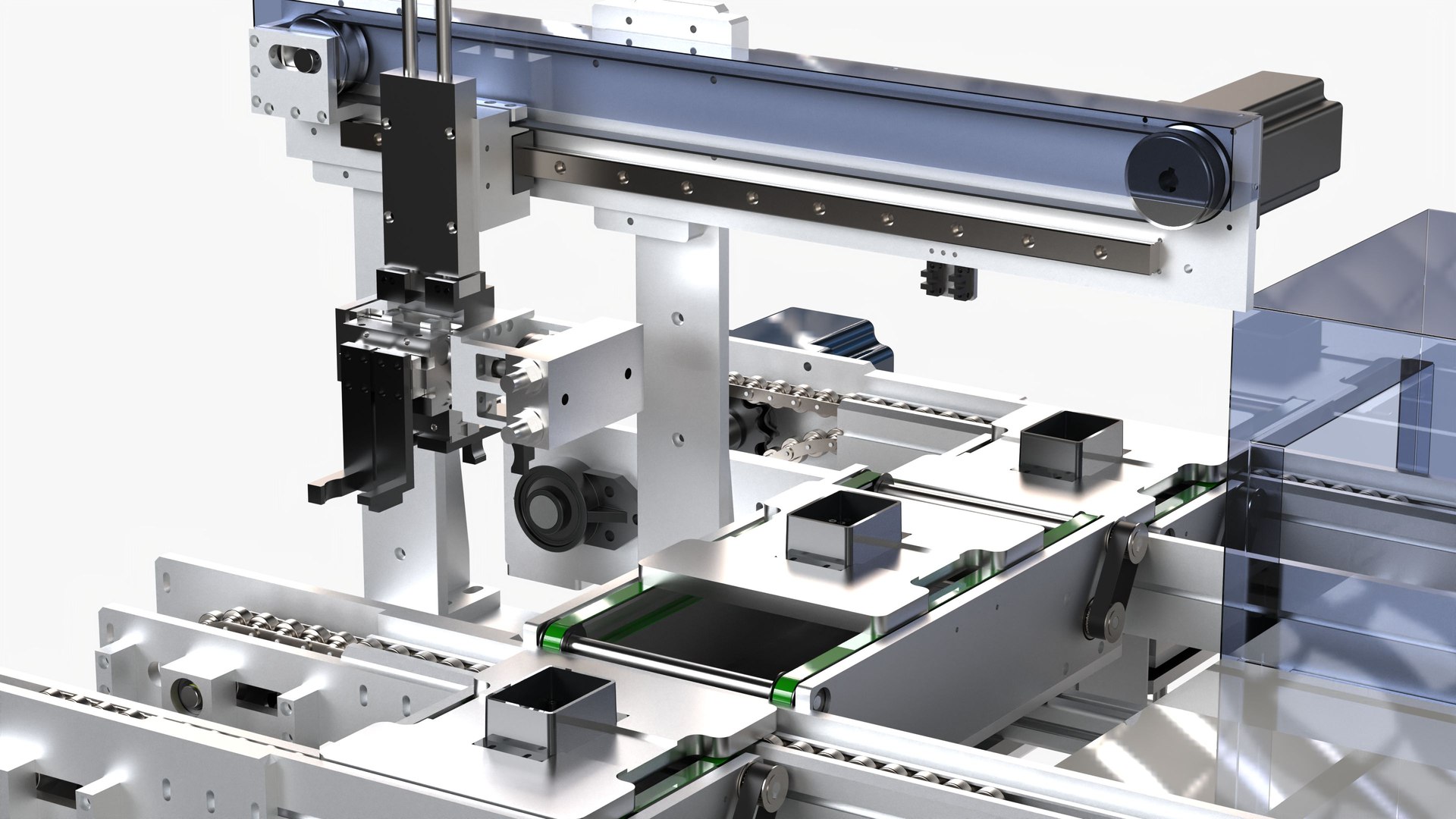 3D PCB Automatic Feeding Glue Injection Drying Line - TurboSquid 1998182