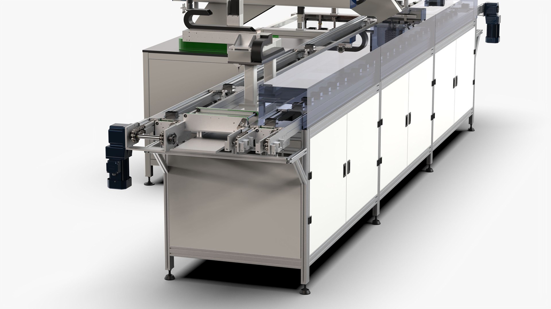 3D PCB Automatic Feeding Glue Injection Drying Line - TurboSquid 1998182