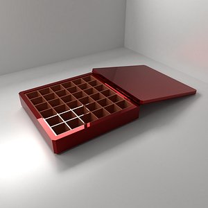 3D chocolate box